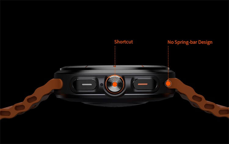 TF7 Ultra Smart Watch Metal Body Fitness Tracker with Call Function & Long Battery Life - Amazorio