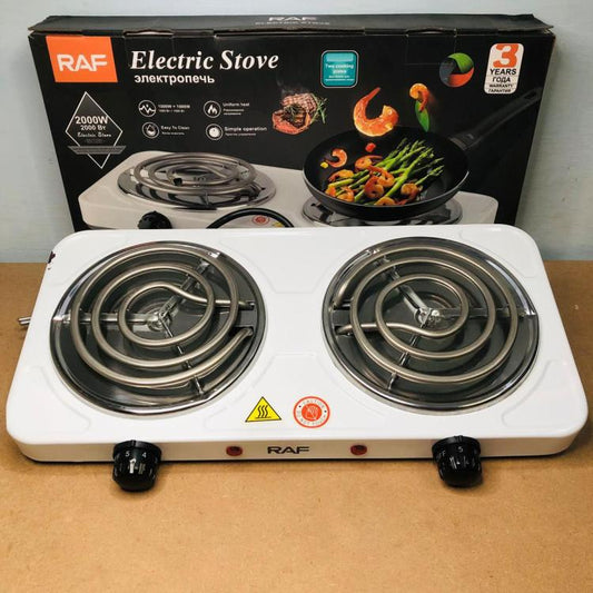 NEW ORIGINAL Raf Double Electric Stove 2000Watt | Electric Hot Plate Stove 2000 Watt | Electric Cooker | Electric Coil Cooking Stove