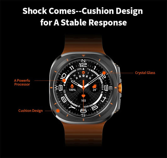 TF7 Ultra Smart Watch Metal Body Fitness Tracker with Call Function & Long Battery Life - Amazorio