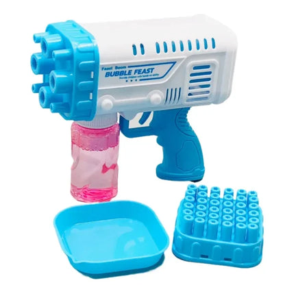 NEW 36 / 8 Hole Bazooka Bubble Water Gun | Bazooka Water Bubble Gun Toy For Kids, Toddlers | Out Door Fun Water Spray Gun (random Color)