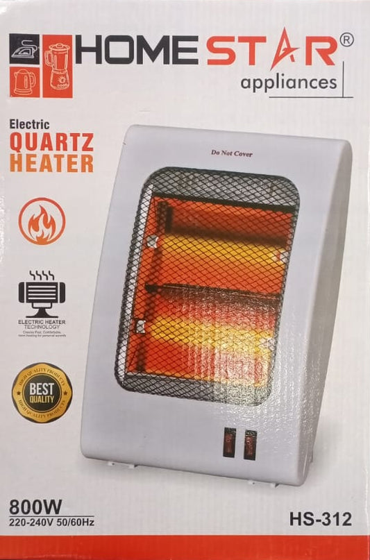 New High Quality Quartz 800w 2 Rod Electric Room Heater