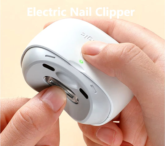 Automatic Electric Nail Clipper Trimmer For Elderly And Children Anti-Splash Home Use Nail Scissors (Random color)