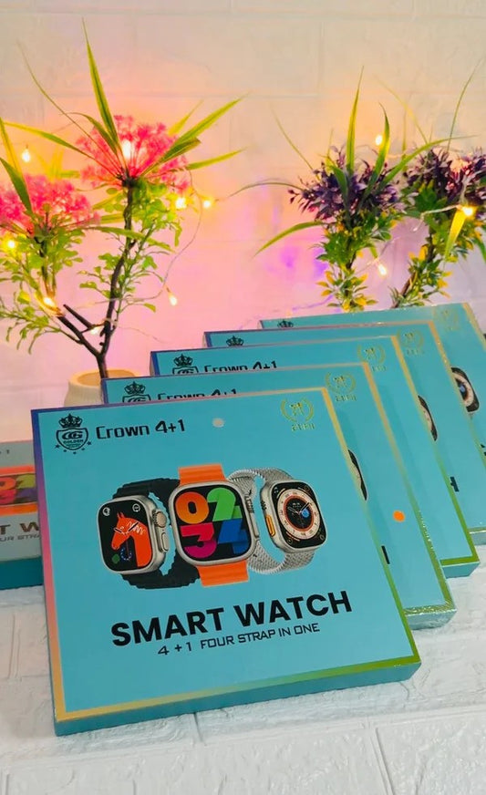 4 In 1 Ultra Smart Watch With Emulated Display (random Color) - Amazorio