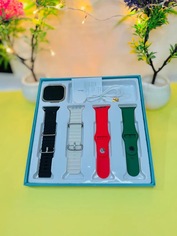 4 In 1 Ultra Smart Watch With Emulated Display (random Color) - Amazorio