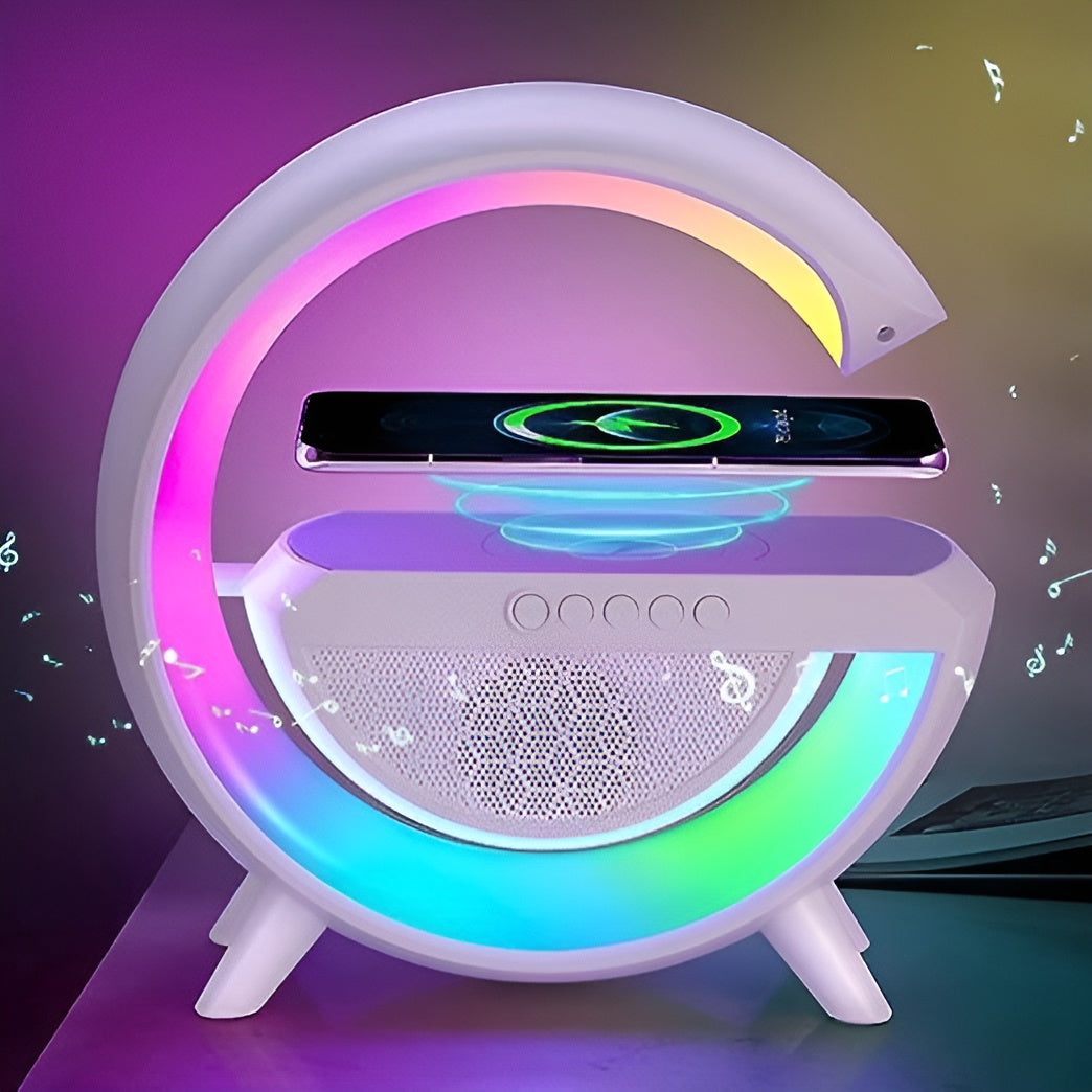 NEW G Shaped RGB Light Table Lamp With Wireless Charger