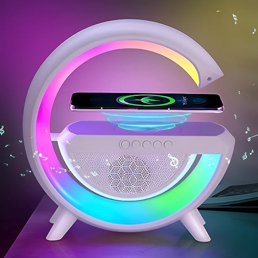 NEW G Shaped RGB Light Table Lamp With Wireless Charger