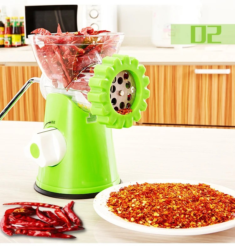 New 3 in 1 Meat Grinder, Heavy Duty Meat Mincer Sausage Stuffer, Stainless Steel Blades for Meat, Sausage, Cookies, Meat Slicer kitchen Tools - Amazorio