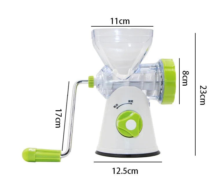 New 3 in 1 Meat Grinder, Heavy Duty Meat Mincer Sausage Stuffer, Stainless Steel Blades for Meat, Sausage, Cookies, Meat Slicer kitchen Tools - Amazorio
