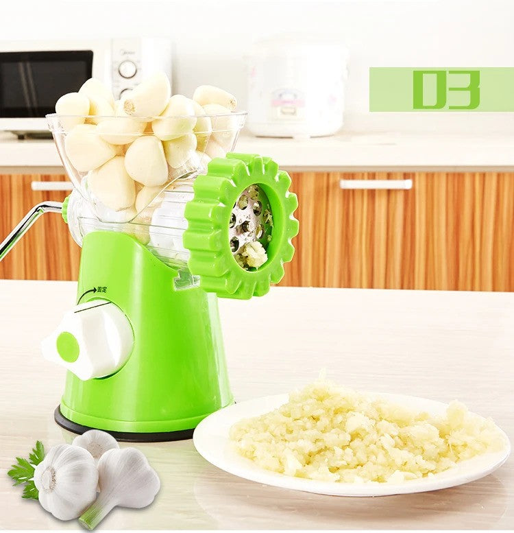 New 3 in 1 Meat Grinder, Heavy Duty Meat Mincer Sausage Stuffer, Stainless Steel Blades for Meat, Sausage, Cookies, Meat Slicer kitchen Tools - Amazorio
