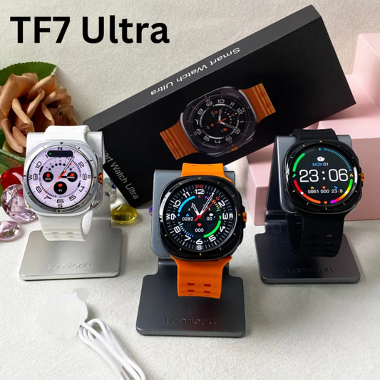 TF7 Ultra Smart Watch Metal Body Fitness Tracker with Call Function & Long Battery Life - Amazorio